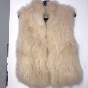 BCBGMAXAZRIA Fur Vest